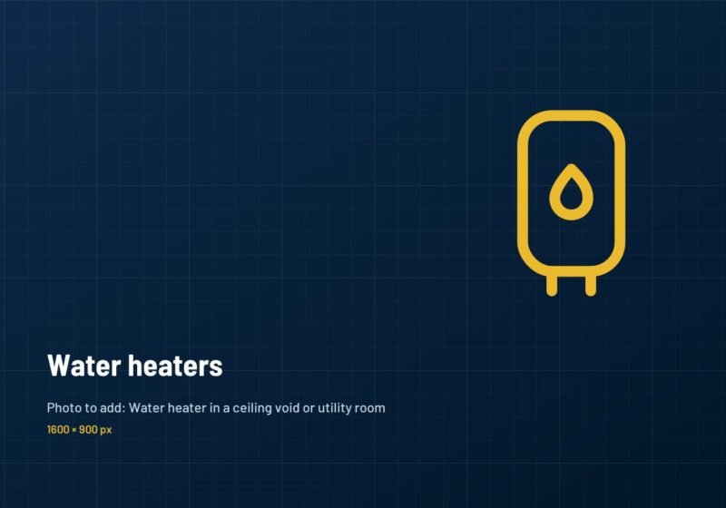 Electric water heater in a Dubai apartment