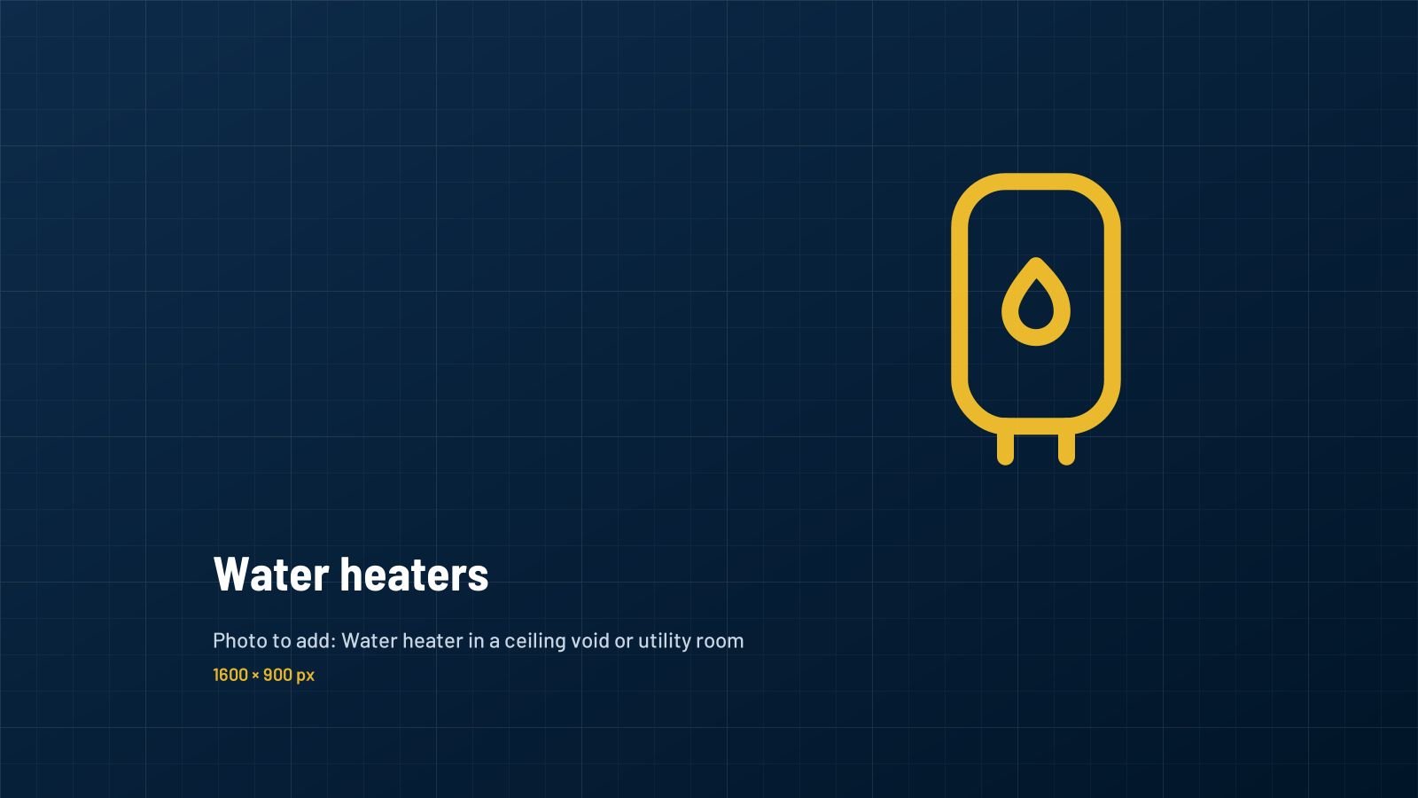 Electric water heater in a Dubai apartment