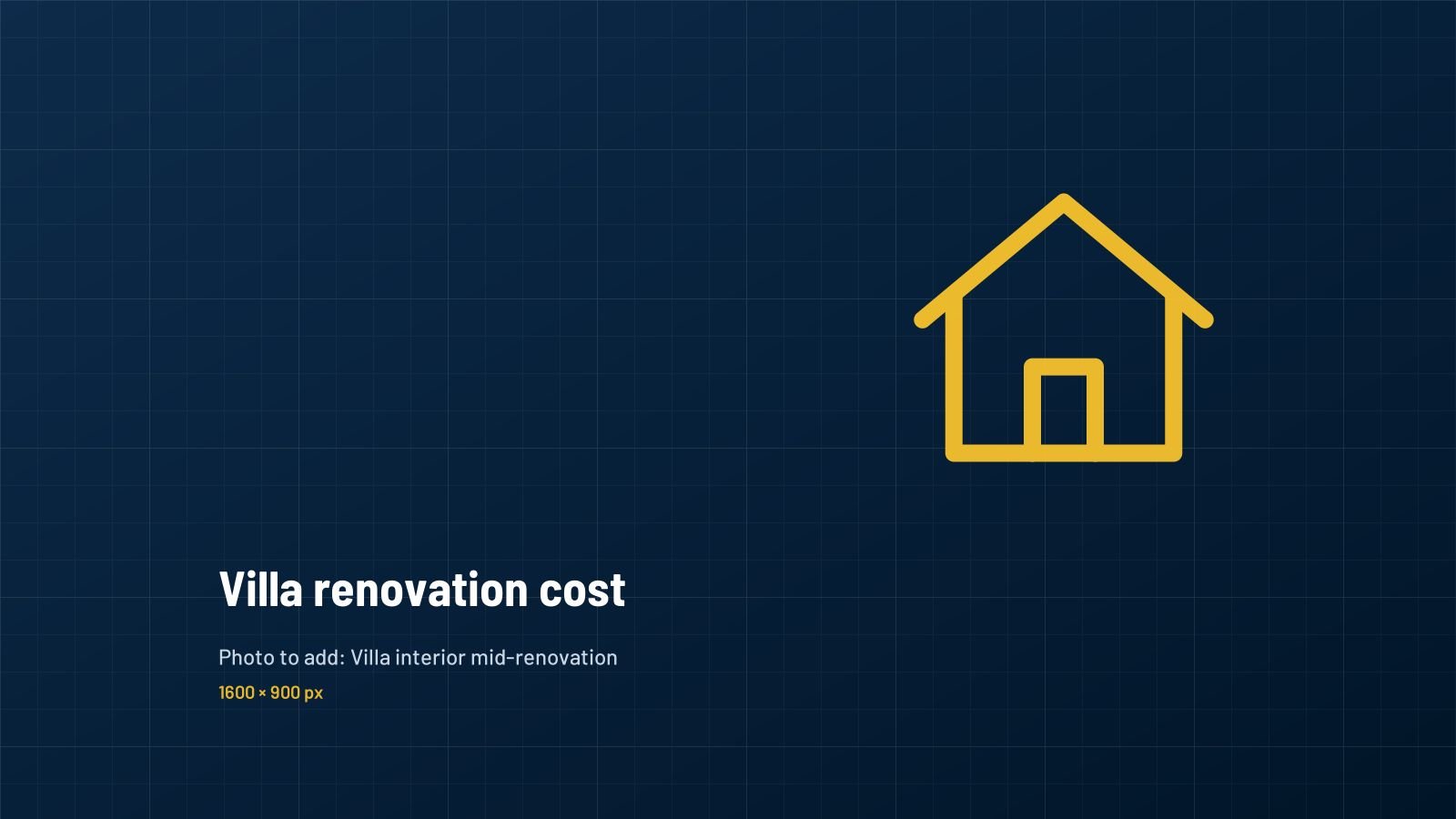 Villa renovation in progress in Dubai