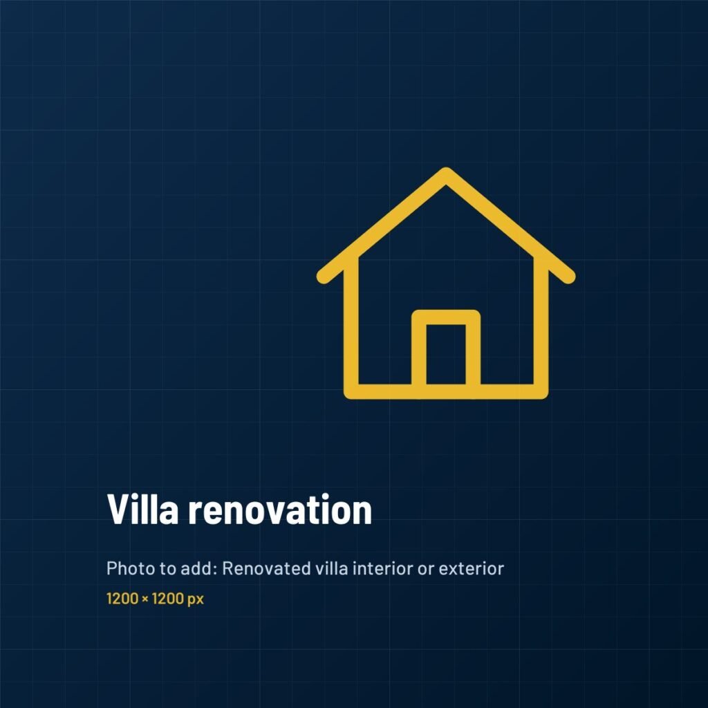 Villa renovation in Dubai