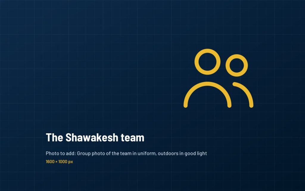 The Shawakesh Technical Services team